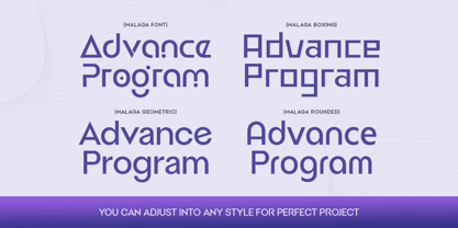 Malega Font Poster 8
