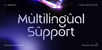 Malega Font Poster 13