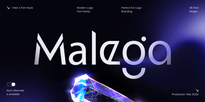 Malega Font Poster 1