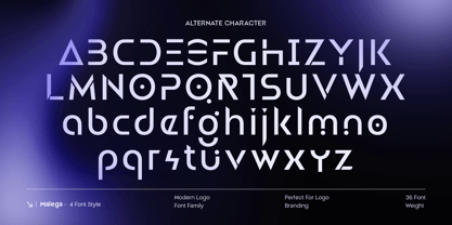 Malega Font Poster 11