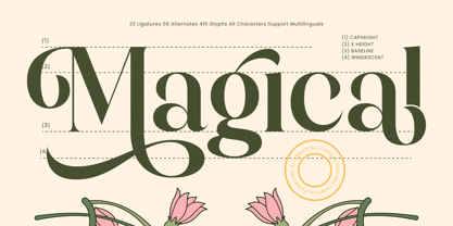 Magical Qardin Font Poster 6