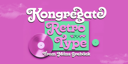 Kongregate Font Poster 1