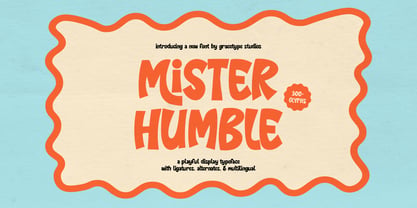Mister Humble Font Poster 1