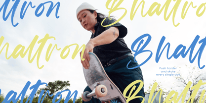 Bhaltron Font Poster 5