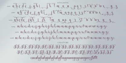 Serahine Font Poster 9