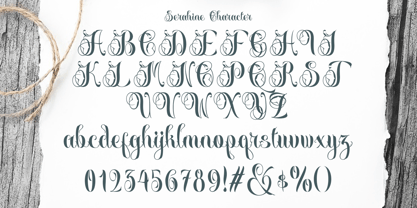 Serahine Font Poster 4