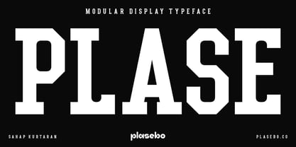 Plase Font Poster 1