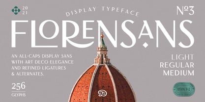 Florensans Font Poster 1
