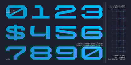 GR Gea Font Poster 3