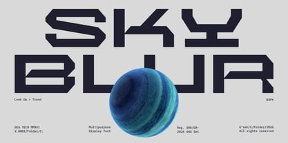 GR Gea Font Poster 8