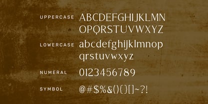 Alba Ophezia Font Poster 2