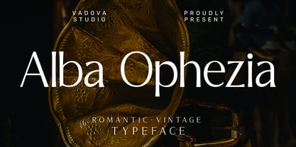 Alba Ophezia Font Poster 1