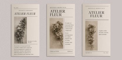 Trefally Serif Font Poster 13