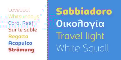 Adria Round Font Poster 5