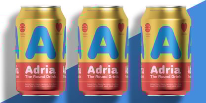 Adria Round Font Poster 3