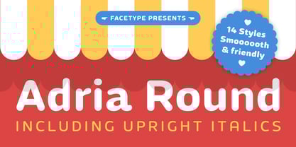 Adria Round Font Poster 1