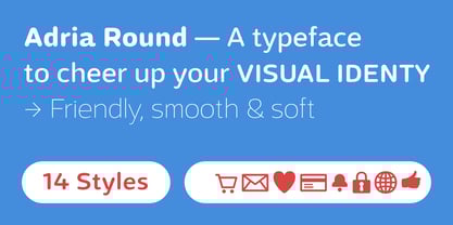 Adria Round Font Poster 10