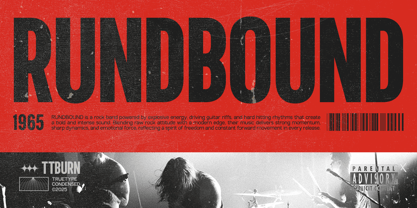 TRT Burn Font Poster 7