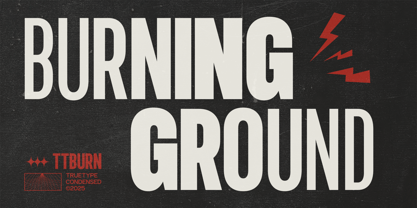 TRT Burn Font Poster 8