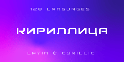 Cyberium Font Poster 13