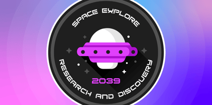 Cyberium Font Poster 7