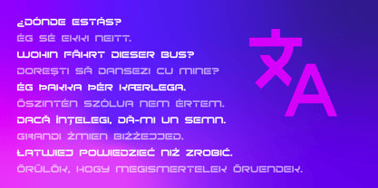 Cyberium Font Poster 11