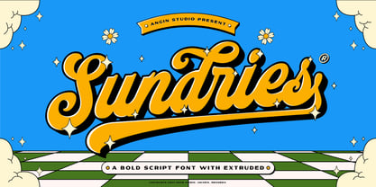 Sundries Font Poster 1
