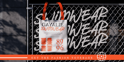 Gayalie Swimwear Serif Font Poster 7