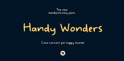 Handy Wonders Font Poster 1