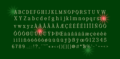 Belgion Font Poster 2