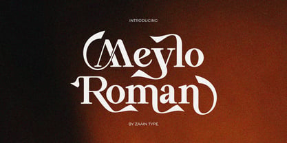Meylo Roman Font Poster 1