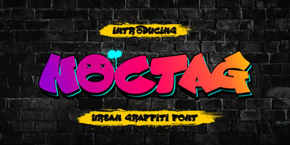 Noctag Font Poster 1