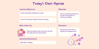 Hello Note Font Poster 5