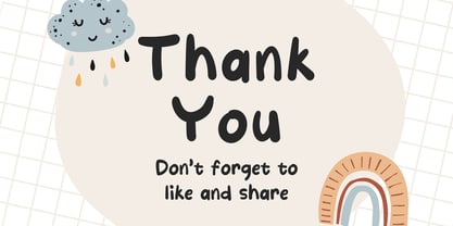 Hello Note Font Poster 10