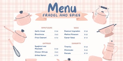 Hello Note Font Poster 3