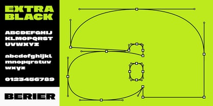 Berier Font Poster 3