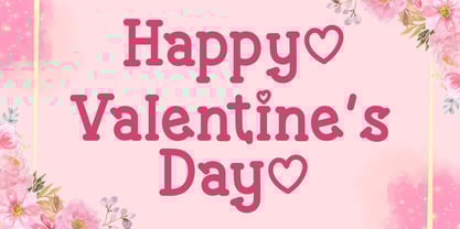 Monoheart Font Poster 2