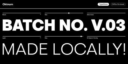 Otfits Grotesk Font Poster 4