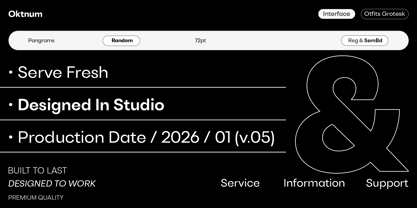 Otfits Grotesk Font Poster 6