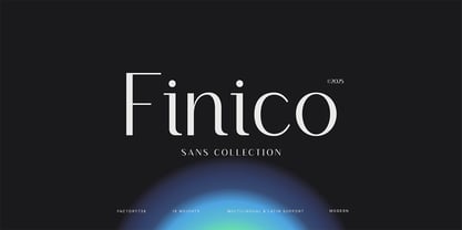Finico Sans Font Poster 1