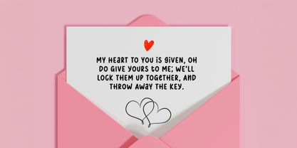 Dear Devotion Font Poster 7