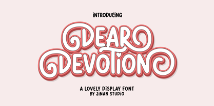 Dear Devotion Font Poster 1