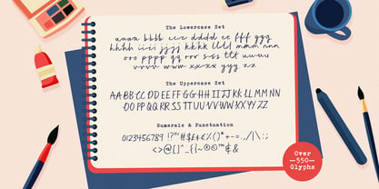 Sunday Sketches Font Poster 10