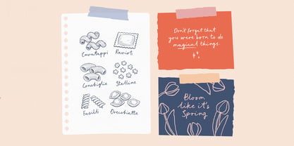 Sunday Sketches Font Poster 8