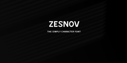 Zesnov Font Poster 1