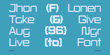 Quedora Font Poster 3