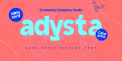 Adysta Font Poster 1