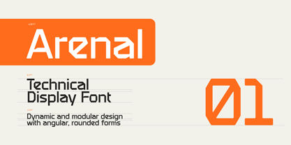 Arenal Font Poster 1