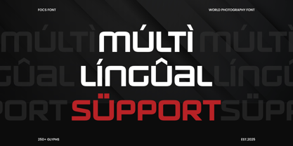 Focs Font Poster 13