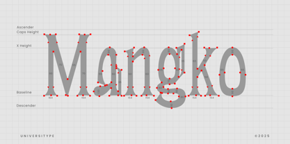 UT Matemija Font Poster 11